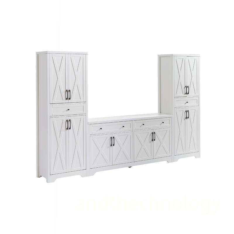 High Particle Board Storage Cabinet