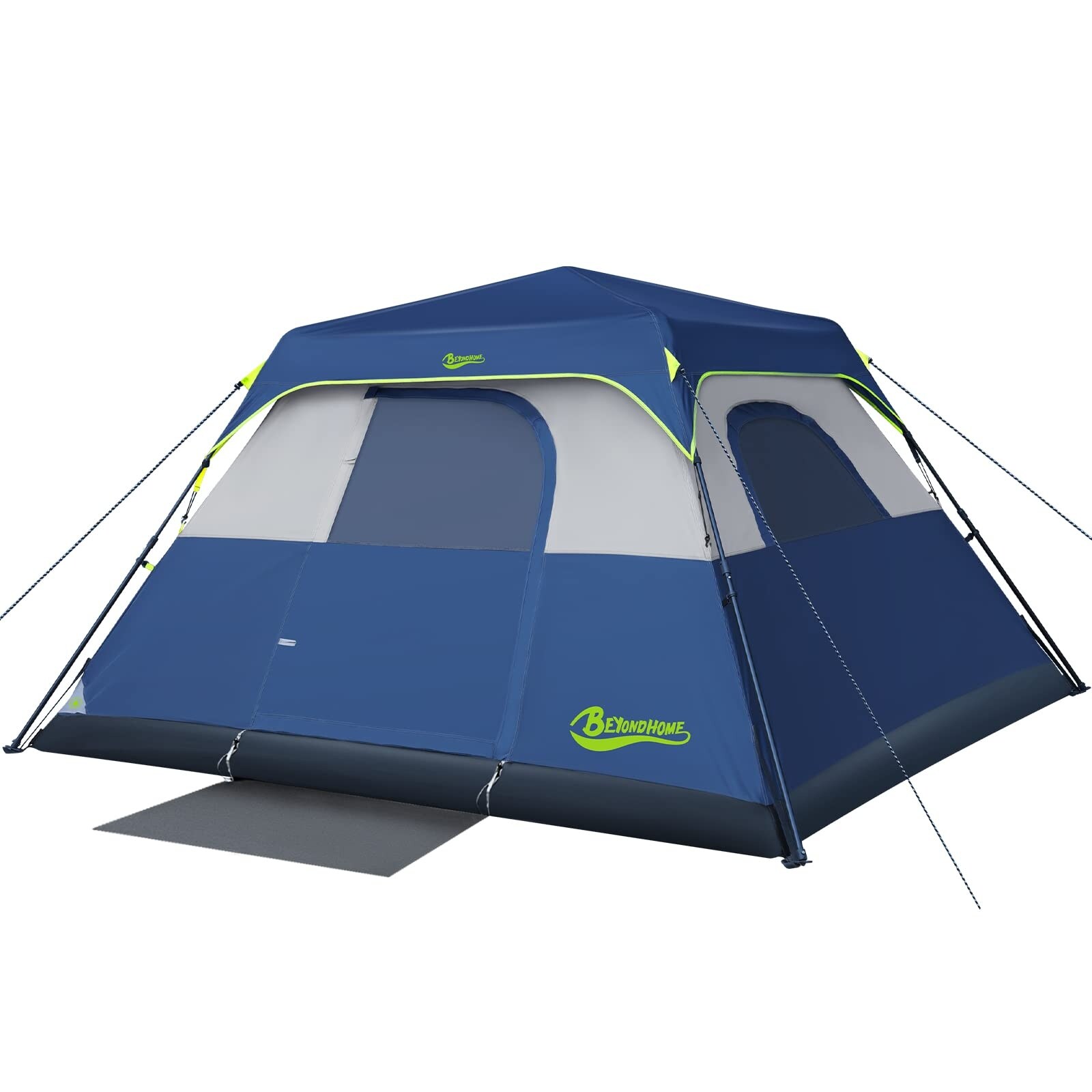 Instant Cabin Tent 6 Person Camping Tent Setup in 60 Seconds with Rainfly Windproof Tent with Carry Bag for Family Camping Bed Bath Beyond 40699526
