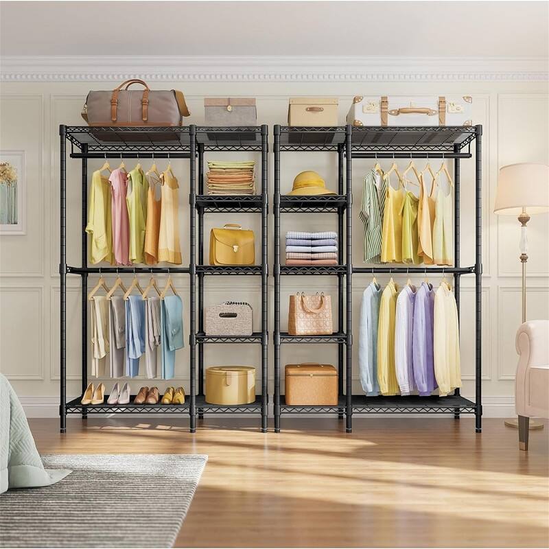 V7 Basic Garment Rack for Hanging Clothes - 16.5"D x 45"W x 76.4"H