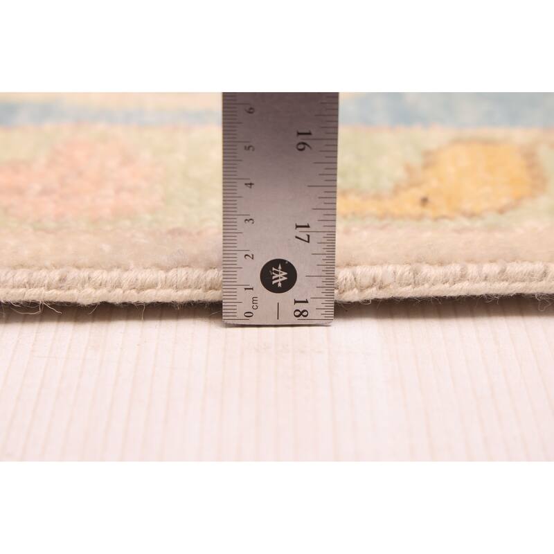 ECARPETGALLERY Hand-knotted Modern Oushak Beige Wool Rug - 10'2 x 14'1