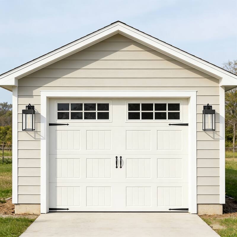 20 in. 1-Light Oil Rubbed Bronze Outdoor Hardwired Wall Lantern Sconce with Clear Glass Shade