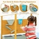 preview thumbnail 8 of 8, Costway Kids Sandbox with Sand Wall Detachable Canopy Bottom Liner - See Details