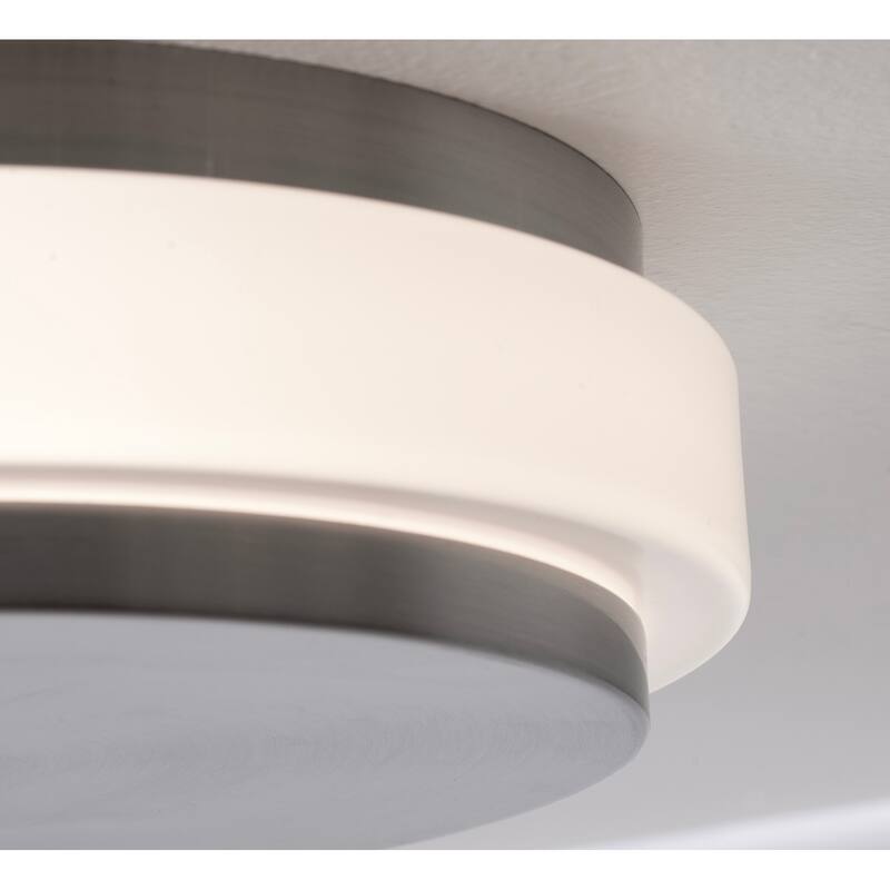 AFX EISF10LAJUD Eris 10" Wide LED Flush Mount Drum Ceiling Fixture