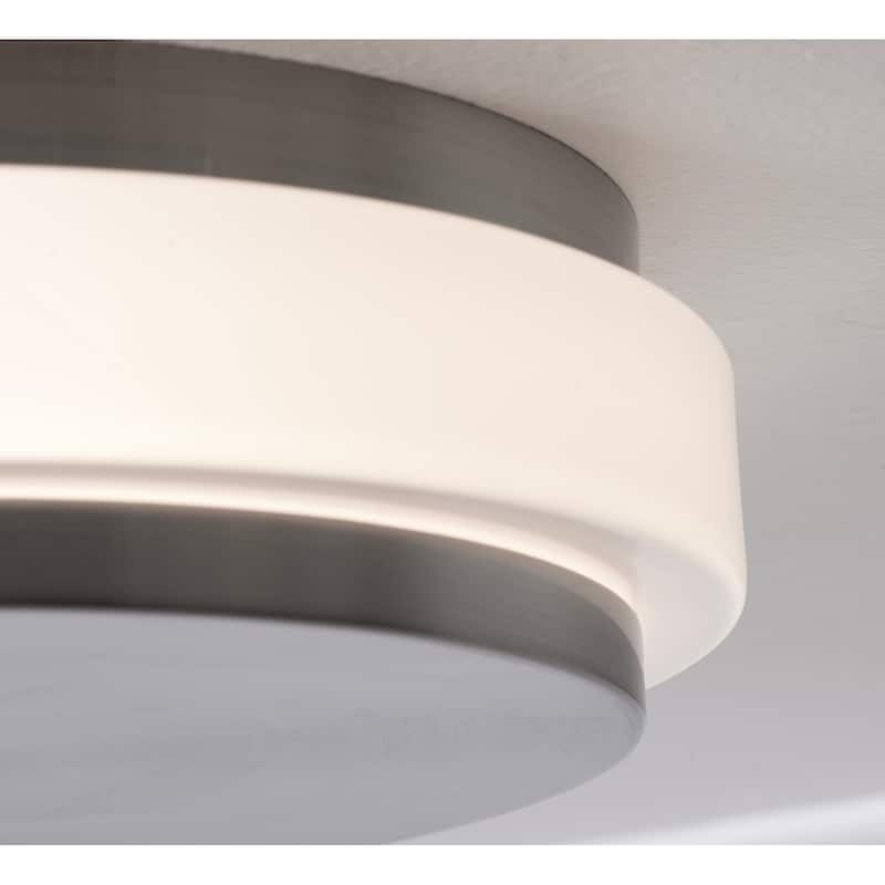 AFX EISF14LAJUD Eris 14" Wide LED Flush Mount Drum Ceiling Fixture