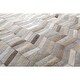 preview thumbnail 3 of 21, Swindon Handmade Herringbone Viscose & Hair-on-hide Area Rug