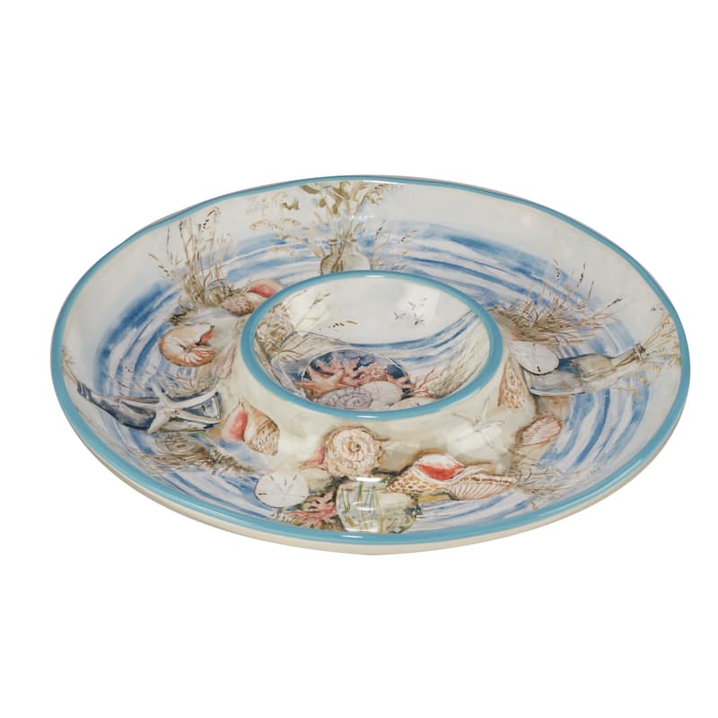 Certified International Coastal Landscape Chip & Dip Server - 13.5" x 1.5"