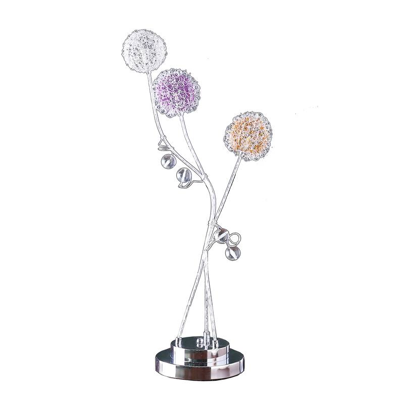 28 In 3 Aluminum LED Zeus Metal Table Lamp - N/A
