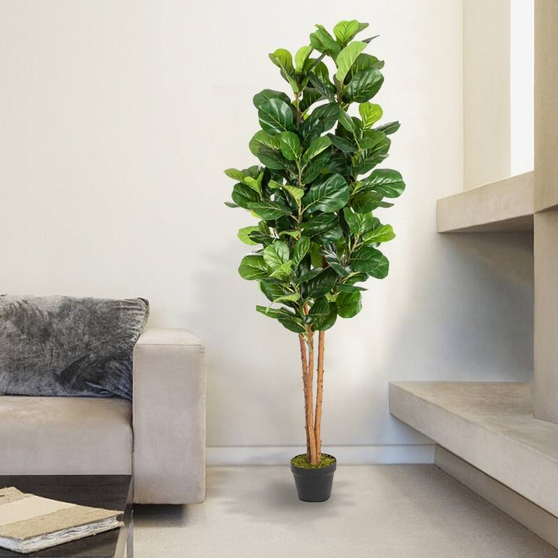 Artificial Banyan Tree in Pot - Ficus lyrata