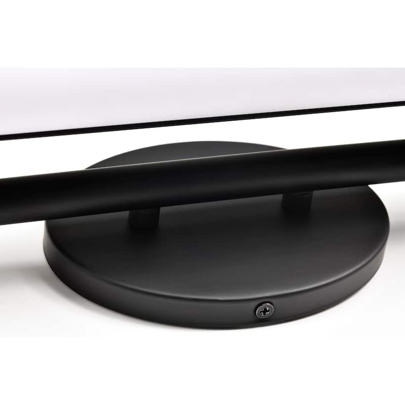 Edgeworth 28 Inch LED Vanity Matte Black Acrylic Lens