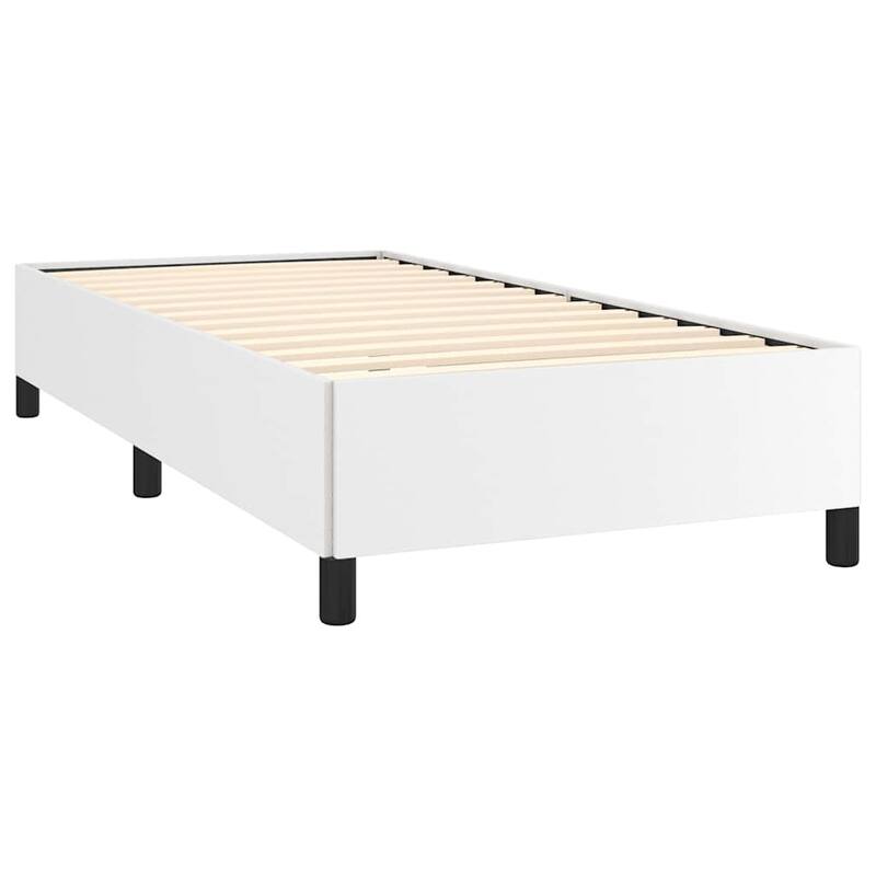 vidaXL Bed Frame, Faux Leather, No Mattress