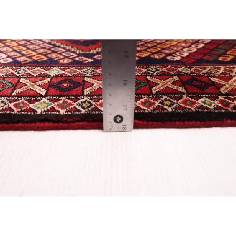 ECARPETGALLERY Hand-knotted Kayseri Dark Navy Wool Rug - 4'8 x 6'6