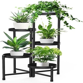 5 Tier Metal Plant Stand for Indoor Outdoor - Bed Bath & Beyond - 39203122