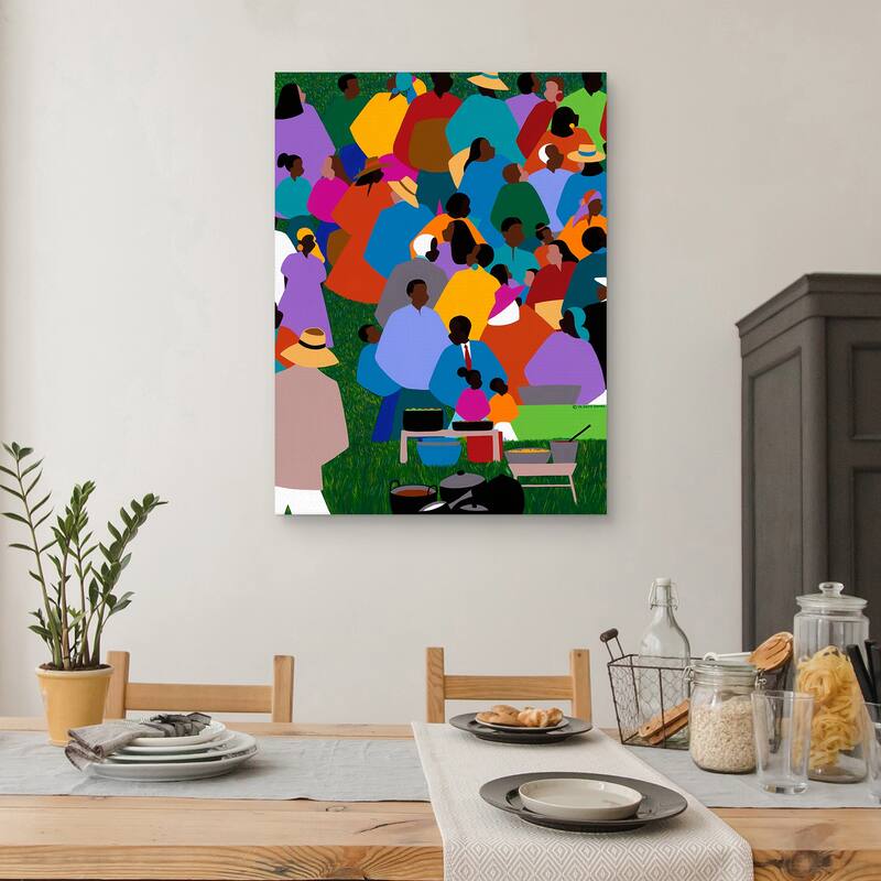 Gathering Gullah Islands by Synthia SAINT JAMES Canvas Art Print