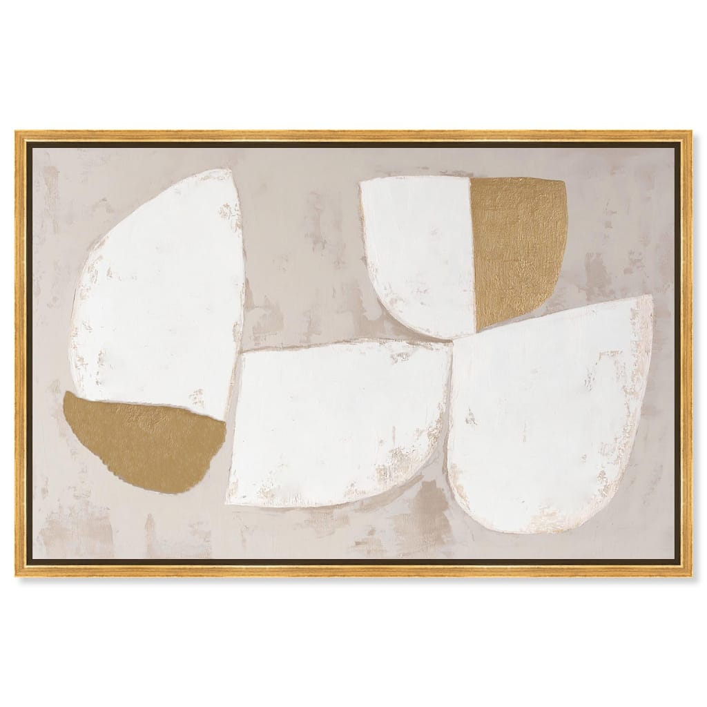 Gilded Cairn III Canvas by Art Remedy