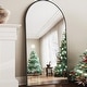 preview thumbnail 3 of 74, Modern Arched Full Length Aluminum Alloy Floor Mirror Standing Mirror