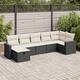 Option Black and cream 7 Piece Set with storage