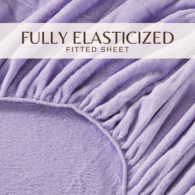 Linery & Co. Ultra Soft & Cozy Velvet Plush Fleece Printed Sheet Set