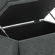 preview thumbnail 106 of 152, Rectangle Chenille Upholstered Storage Ottoman
