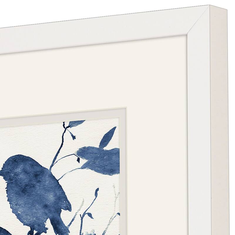 Bluebird Silhouette S/2 Framed Art Under Glass