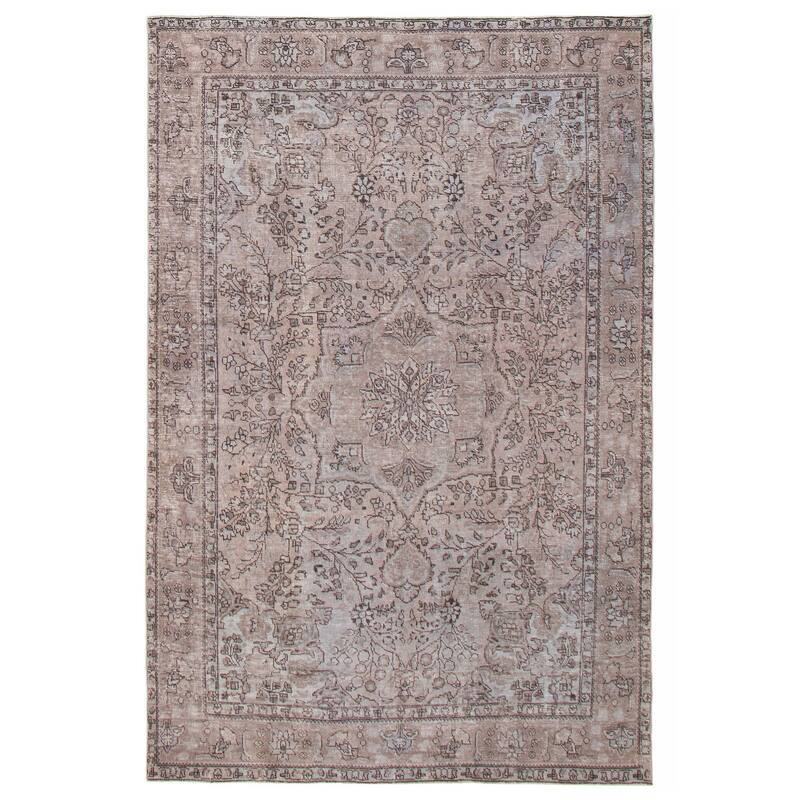 ECARPETGALLERY Hand-knotted Color Transition Grey Wool Rug - 6'5 x 9'7 - Grey - 6'5 x 9'7