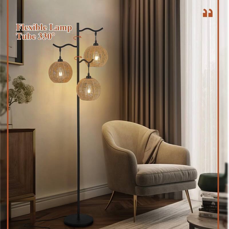 3 Light Floor Lamp, Foot Switch Bed Bath & Beyond 39466799