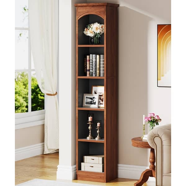 Bookshelf with Storage - Black & Oak