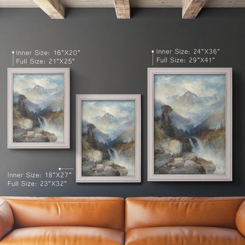 Mountain of the Holy Cross Premium Framed Canvas- Ready to Hang