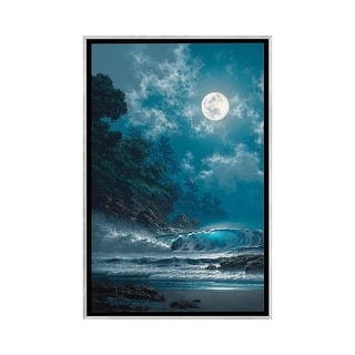 iCanvas "Behold The Moon" by Roy Tabora Framed - Bed Bath & Beyond ...