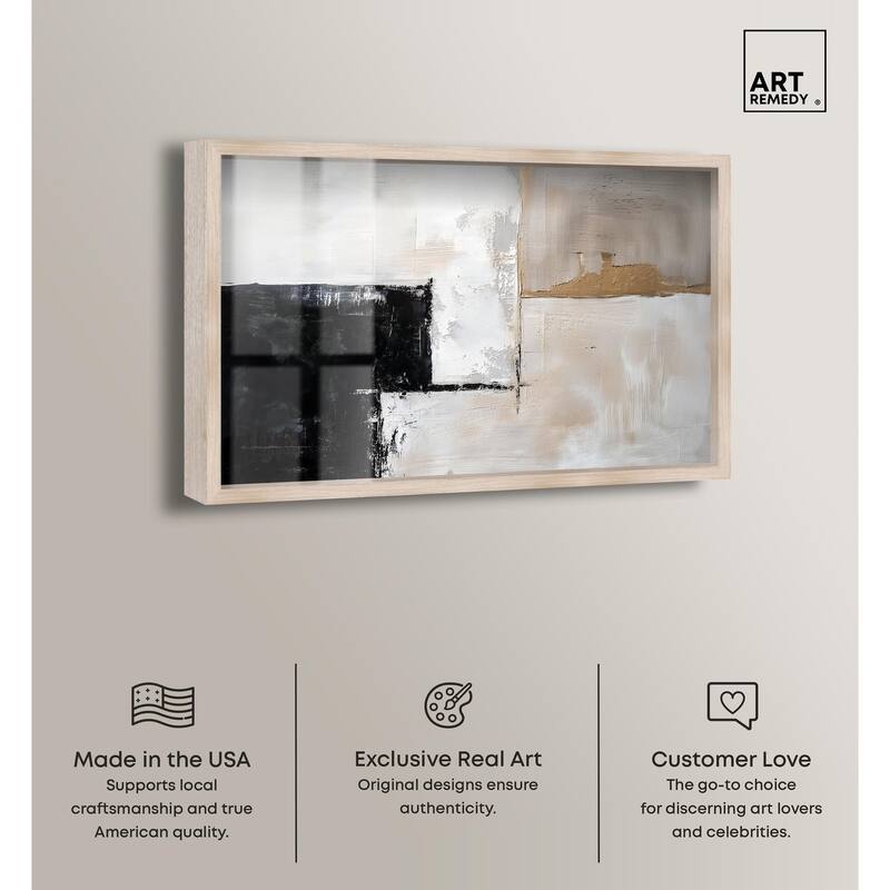 Black Dust and White Ash II Shadowbox by Art Remedy