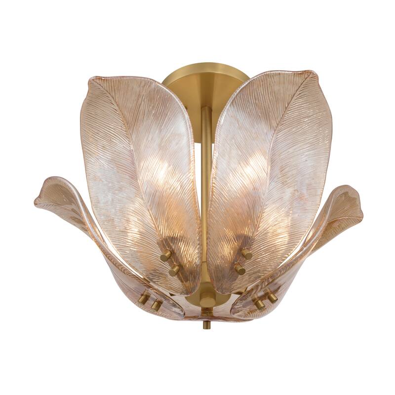 Metropolitan N2214 Orchid 5 Light 18" Wide Semi-Flush Bowl Ceiling