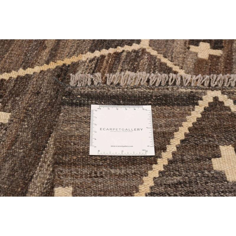 Sivas Brown Kilim 5'9" x 8'3" - 5'9 x 8'3