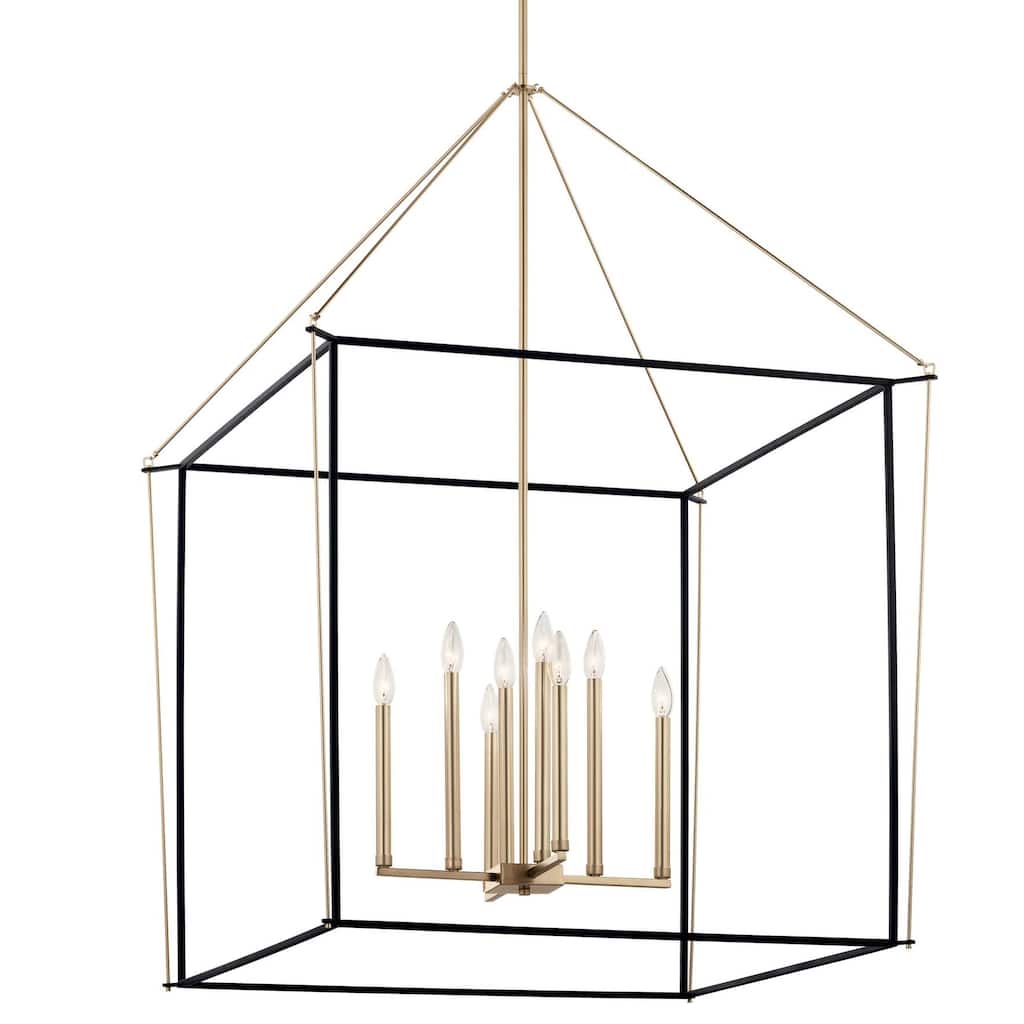 Kichler 52629 Eisley 8 Light 35" Wide Taper Candle Pendant