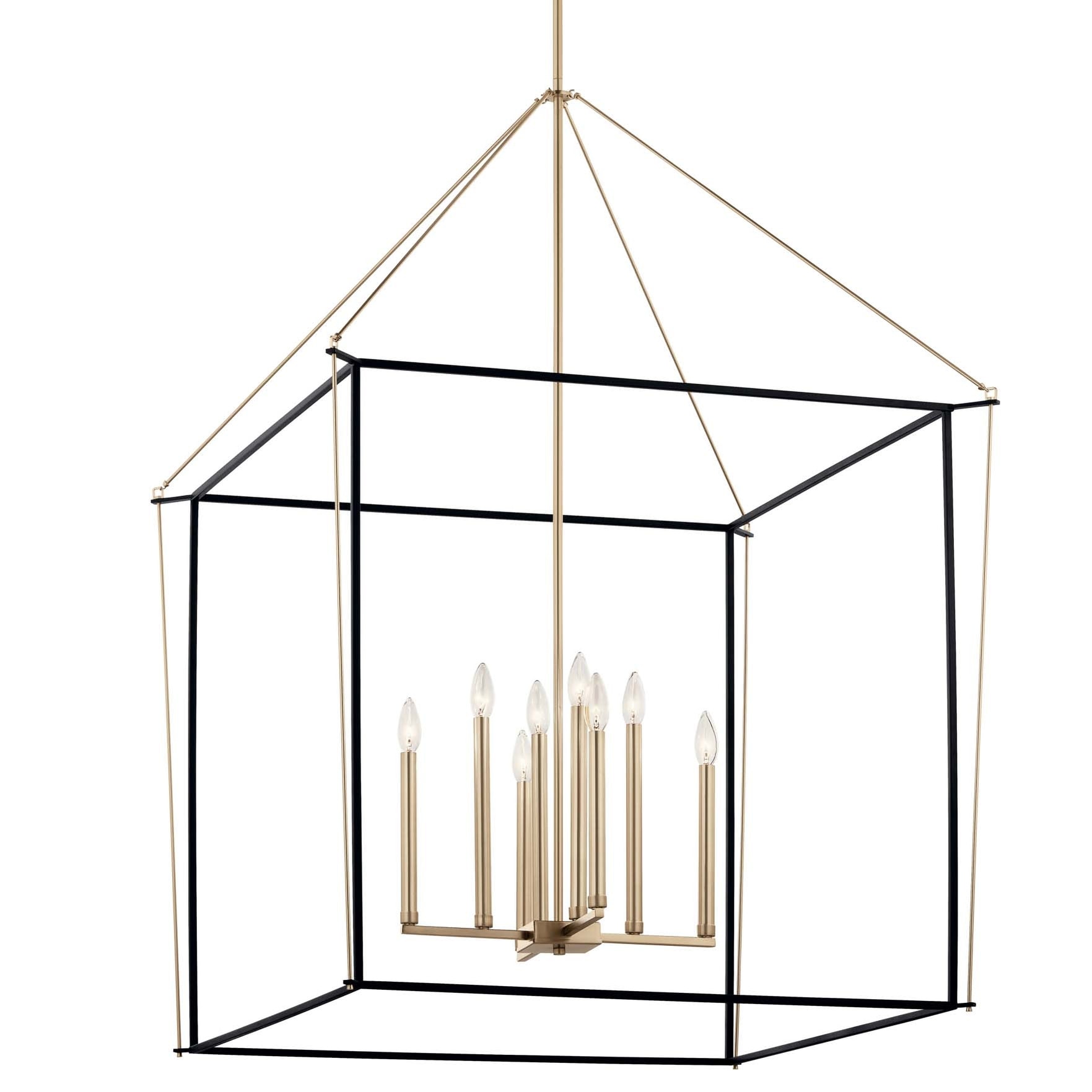 Kichler 52629 Eisley 8 Light 35" Wide Taper Candle Pendant