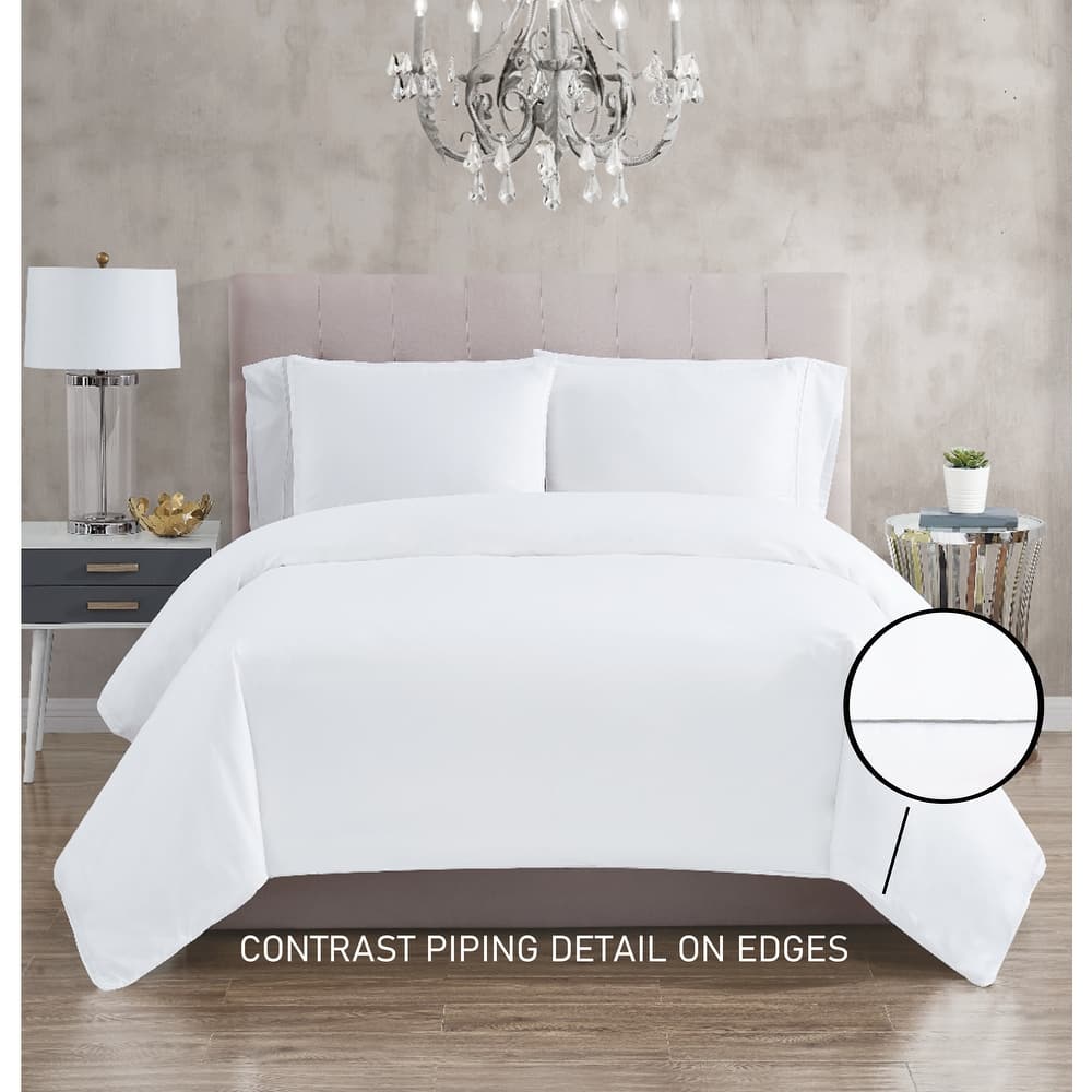 Christian Siriano NY® 300TC Cotton Sateen 3 Piece Duvet Cover Set