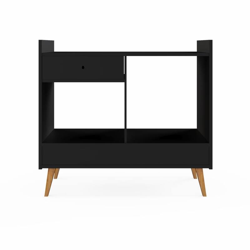 Boahaus Bar Cabinet Modern Wood Storage Shelves