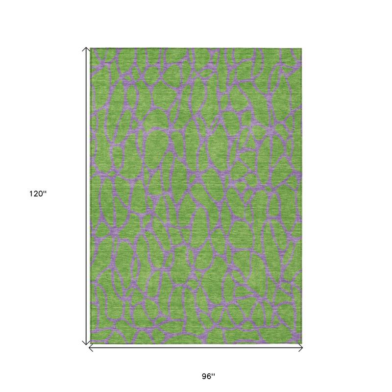 HomeRoots Geometric Transitional Rectangle Outdoor Rug