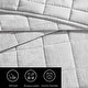 preview thumbnail 9 of 14, Vera Wang Chenille Box Solid 3 Piece Quilt Set