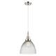 Option Clear Halophane Shade / Polished Nickel