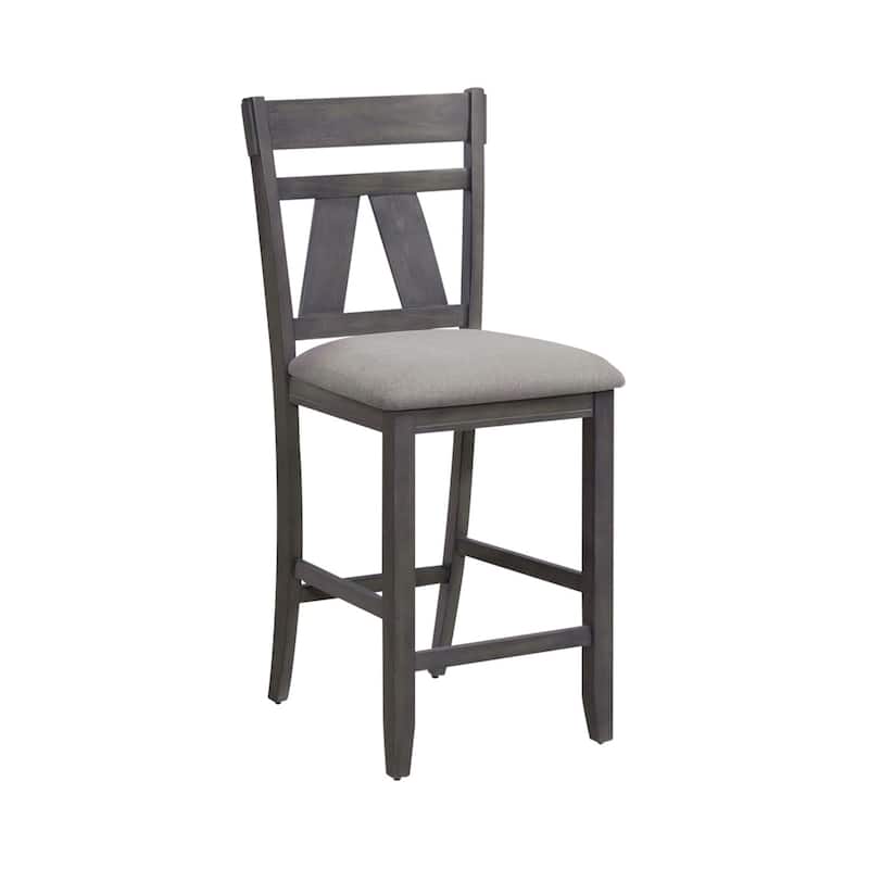 Lawson Dark Espresso Splat Back Counter Chair (Set of 2)