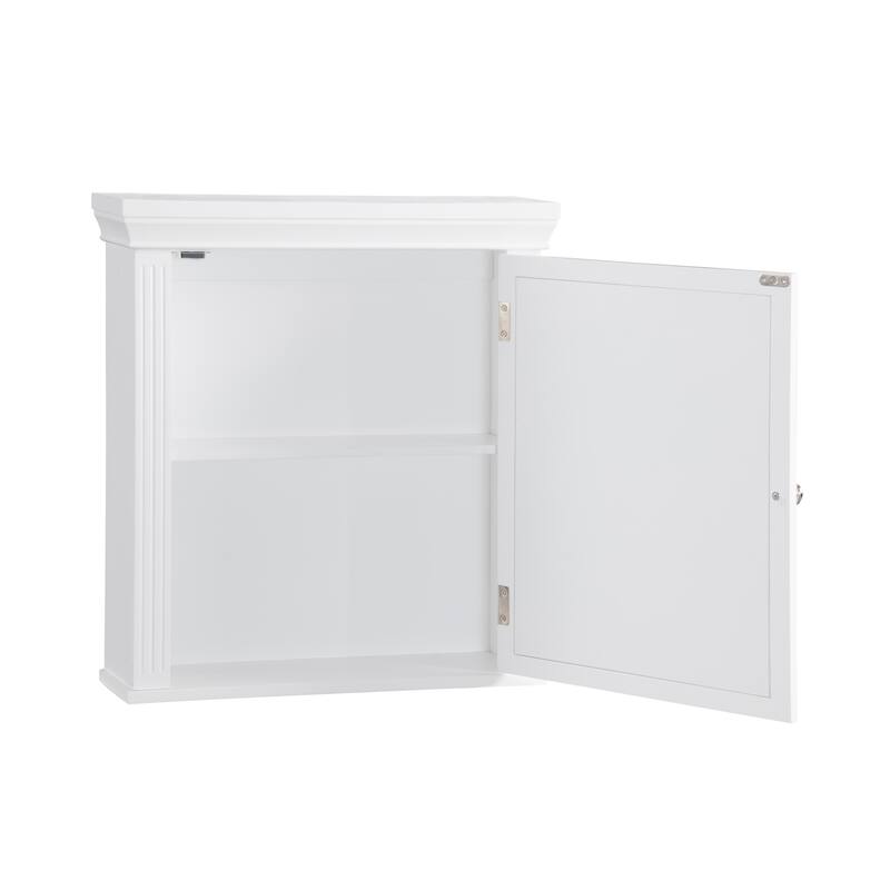 Teamson Home Removable Medicine Cabinet with Mirrored Door