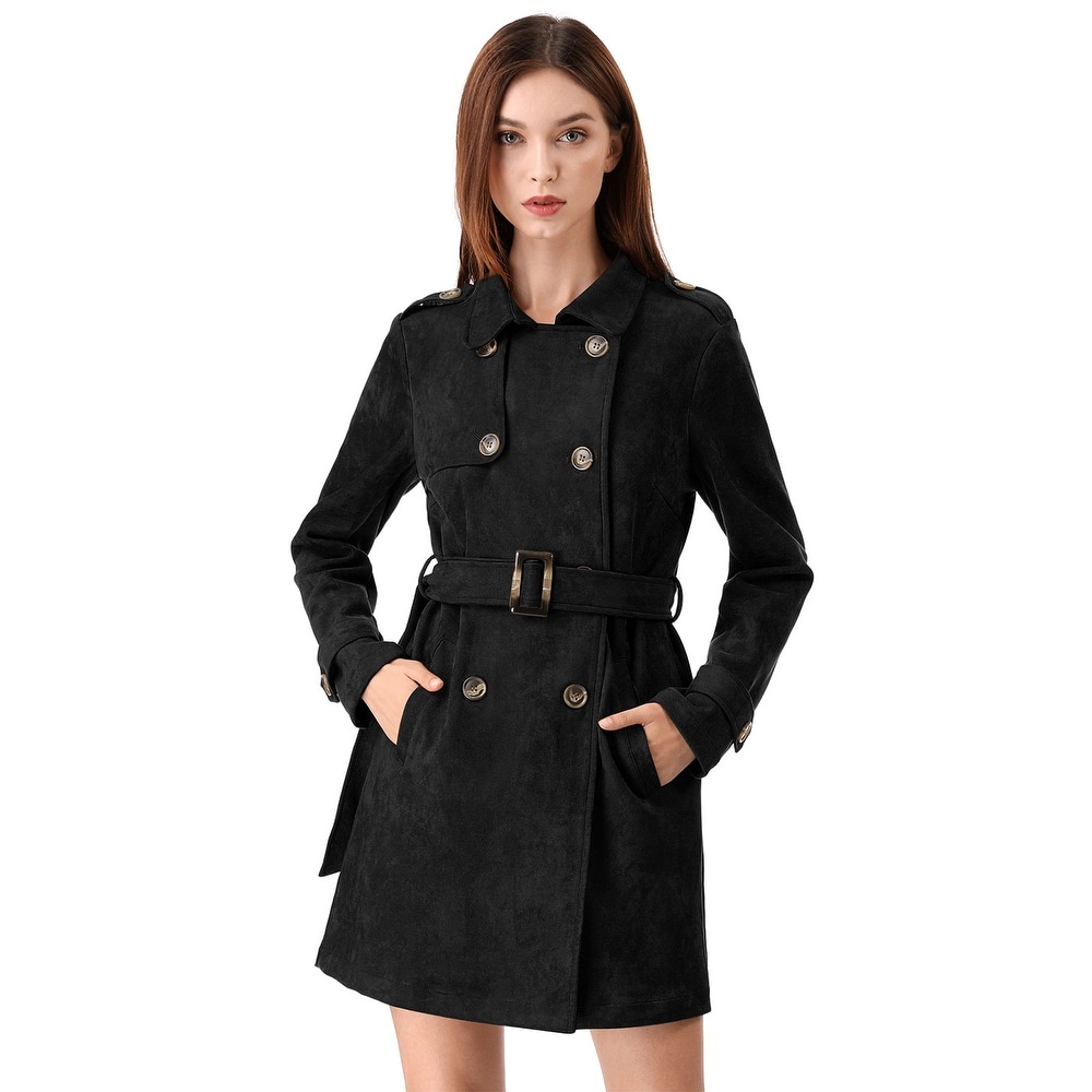 Womens coat with belt clearance