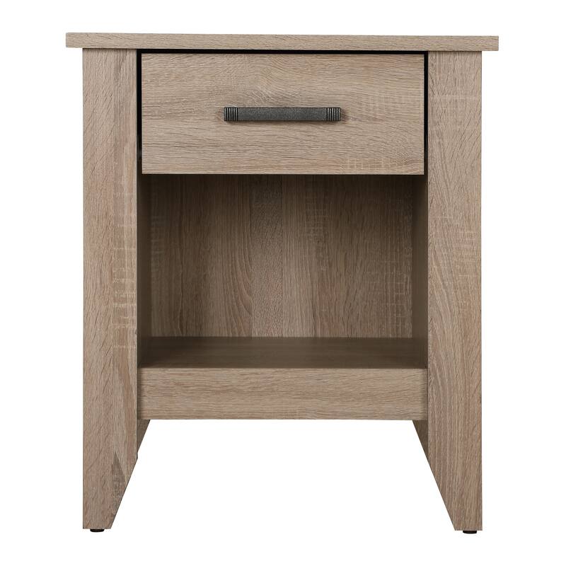Modern Sandle Wood Nightstand with Durable Construction
