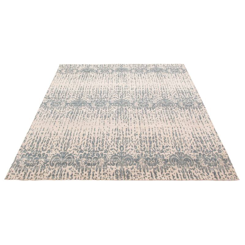 ECARPETGALLERY Hand-knotted Alma Ivory Wool Rug - 7'11 x 9'10