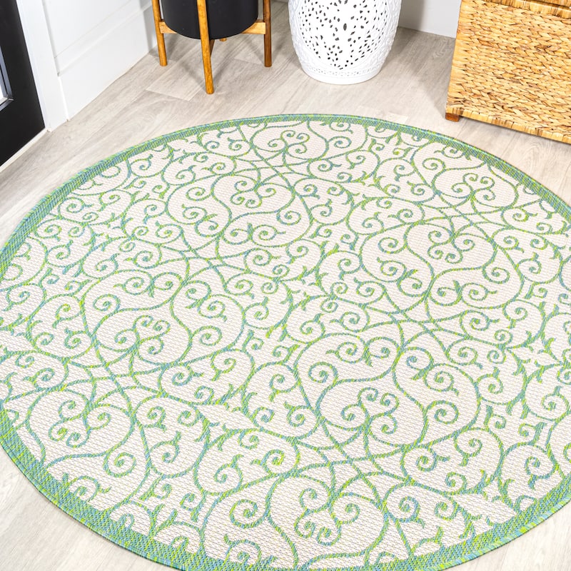 JONATHAN Y Ourika Textured Weave Indoor/Outdoor Area Rug