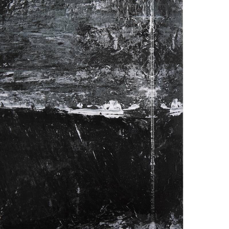 Black Composition II (41 x 41) Canvas Art Print