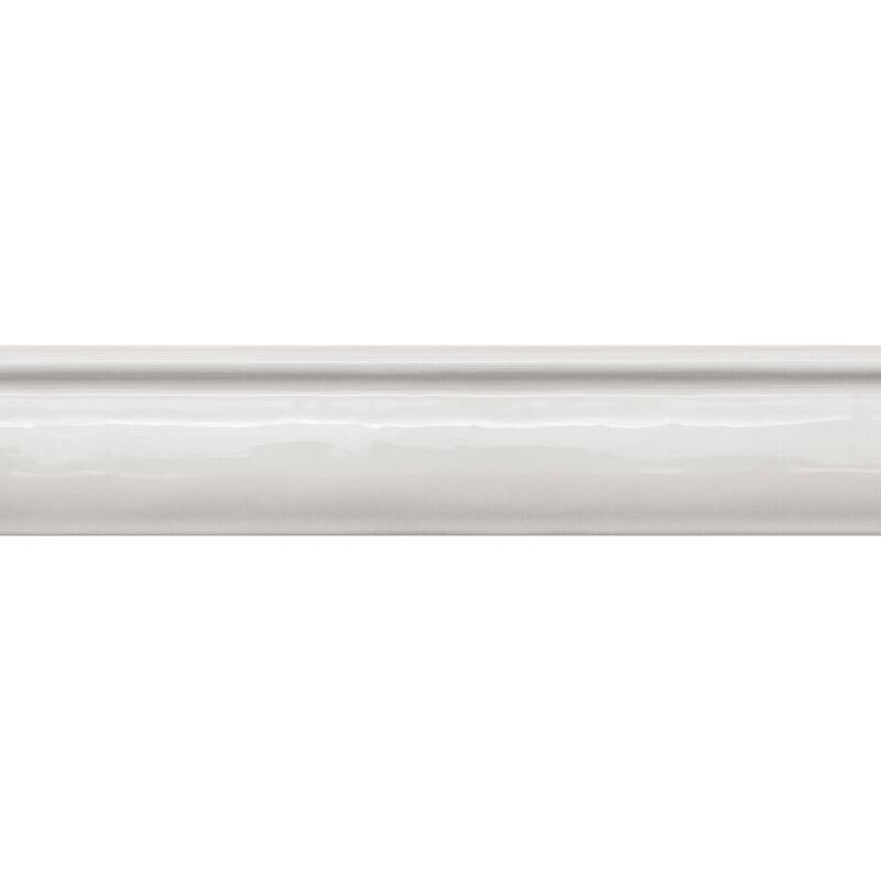 Chelsea 2in x 10in Ceramic Chair Rail Wall Tile - Blanco - 2 x 10 - 1 Piece