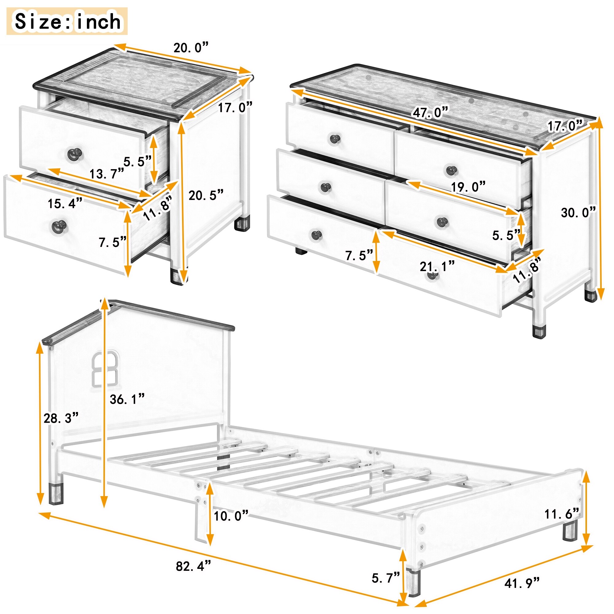 Children hot sale dresser set