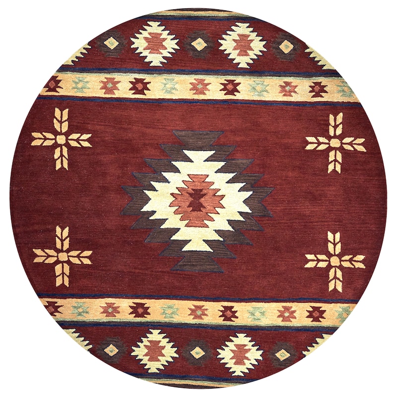 Alora Decor Ryder Southwestern Hand-tufted Wool Rug