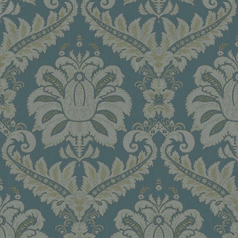 Galerie Wallcoverings Ornamenta Collection Traditional Damask Matte Finish Vinyl on Non-woven Wallpaper Roll