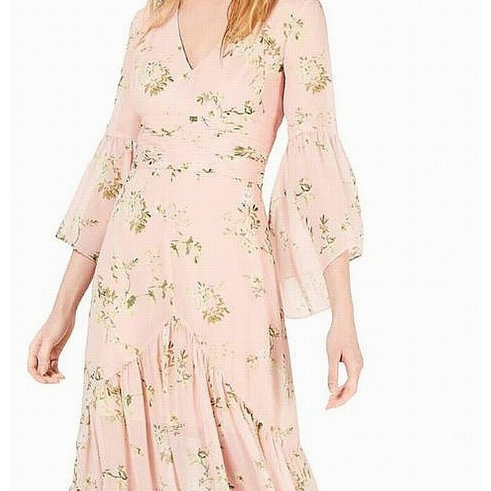 baby pink floral dress